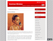 Tablet Screenshot of americanwirelessonline.com